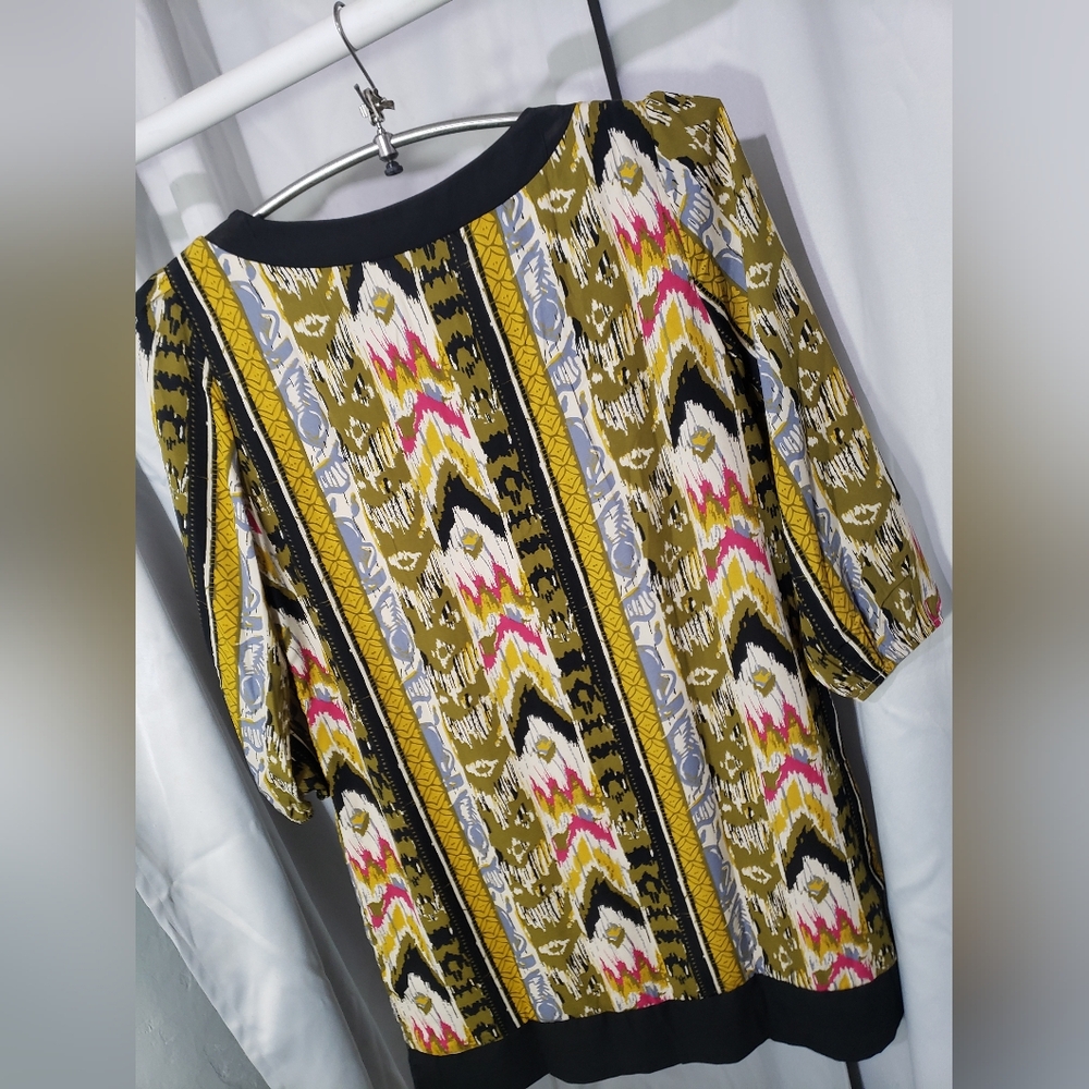 Pink Owl Multicolor Patterned Dress